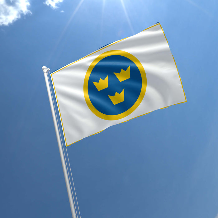 Flag Rundel Swedish Air Force Roundel Flag Banner — Apedes Flags And Banners