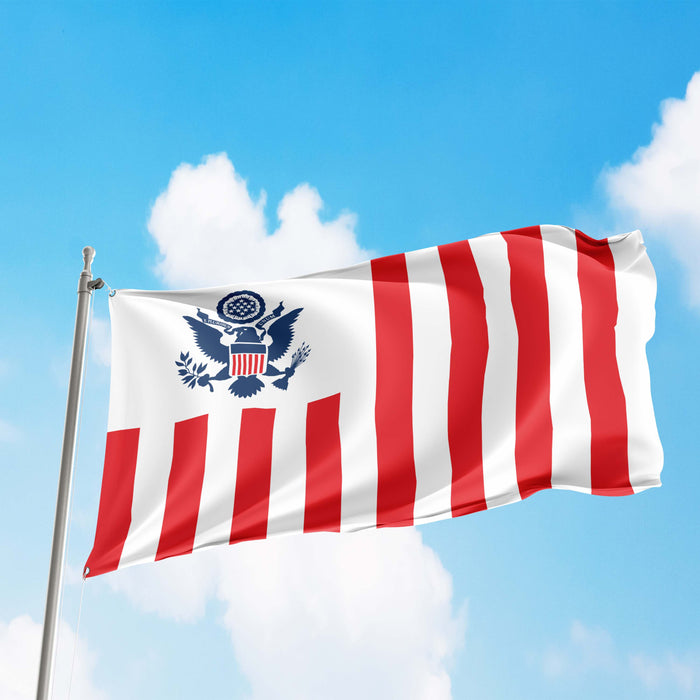United States Customs Service USA Flag Banner
