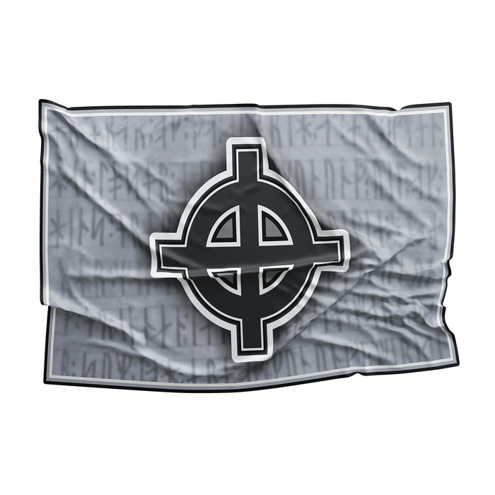 Irish Celtic Cross Religious Symbol Amulet Flag Banner