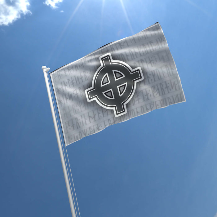 Irish Celtic Cross Religious Symbol Amulet Flag Banner