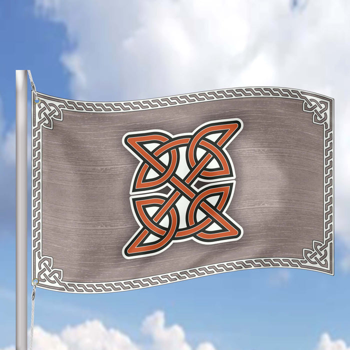 Irish Celtic Cross Religious Symbol Amulet Flag Banner