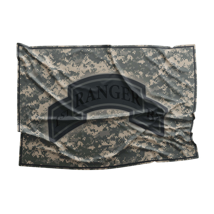 US Army Ranger Battalion Insignia Flag Banner