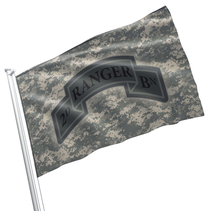 US Army Ranger Battalion Insignia Flag Banner