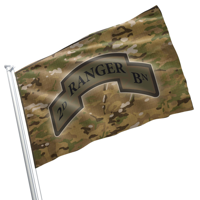 US Army Ranger Battalion Insignia Flag Banner