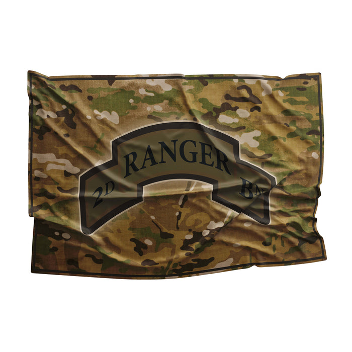 US Army Ranger Battalion Insignia Flag Banner