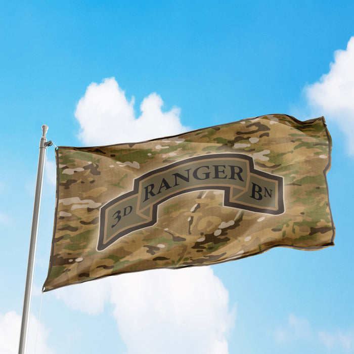 US Army Ranger Battalion Insignia Flag Banner