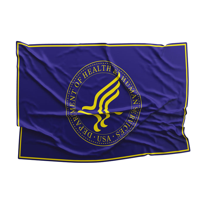 US Department of Health & Human Services USA Flag Banner