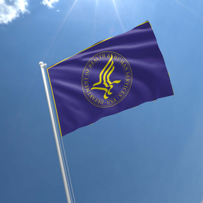 US Department of Health & Human Services USA Flag Banner