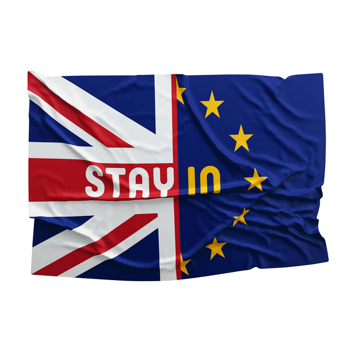 Brexit - Stay In the UK leaving the EU Flag Banner