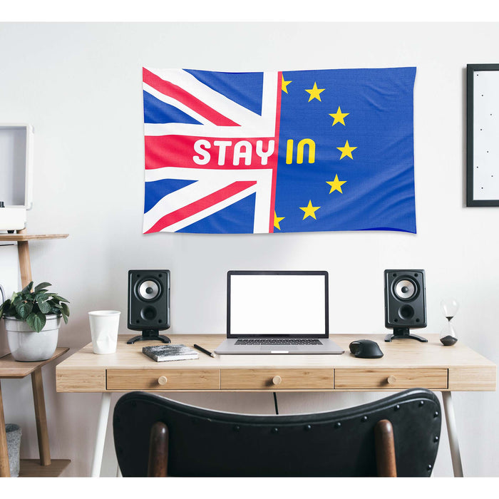 Brexit - Stay In the UK leaving the EU Flag Banner