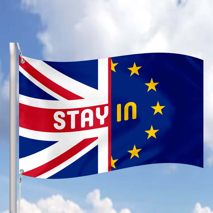 Brexit - Stay In the UK leaving the EU Flag Banner