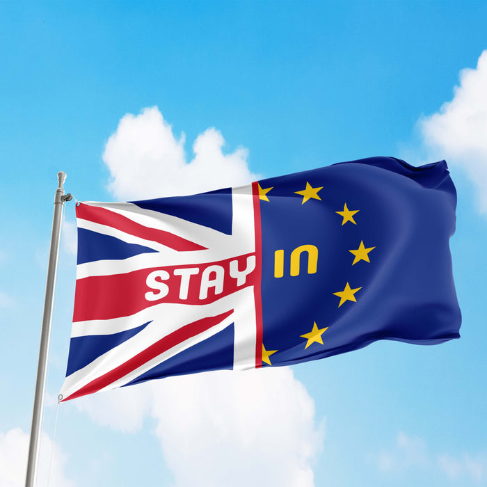 Brexit - Stay In the UK leaving the EU Flag Banner