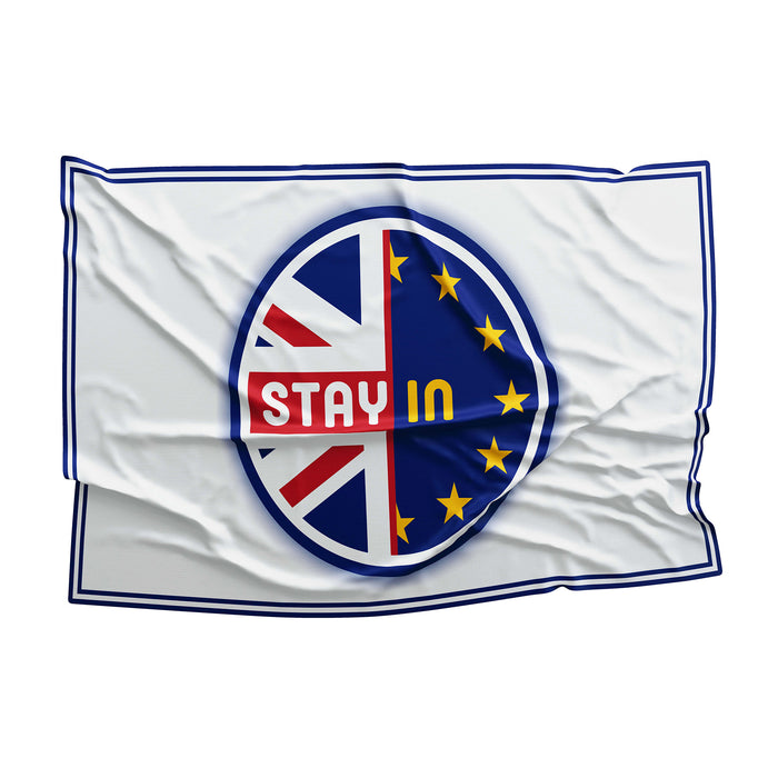 Brexit - Stay In the UK leaving the EU Flag Banner