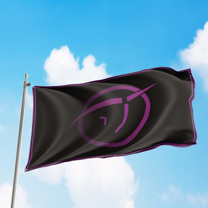 Satire Religion Invisible Pink Unicorn Flag Banner