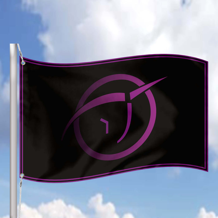 Satire Religion Invisible Pink Unicorn Flag Banner