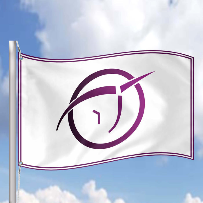 Satire Religion Invisible Pink Unicorn Flag Banner