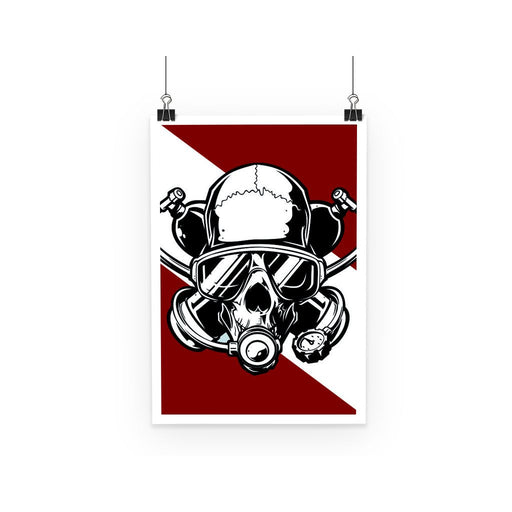 Diver Down Poster - Apedes Flags and Banners