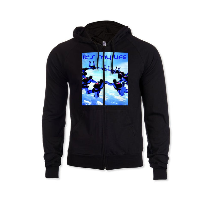 Sky Diving Zip Hoodie