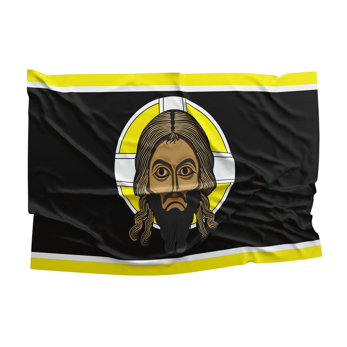 Christian Jesus Loves You Flag Banner