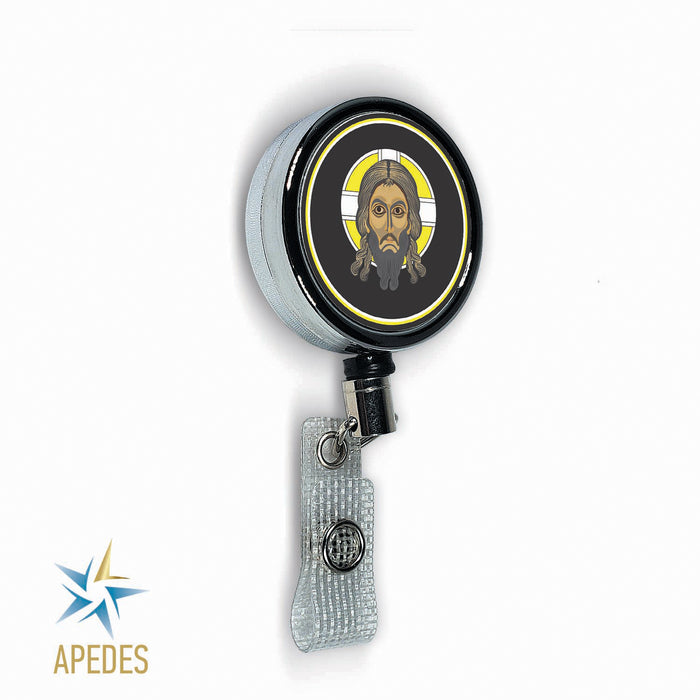 Khorugv Jesus Chistian Badge Reel Holder