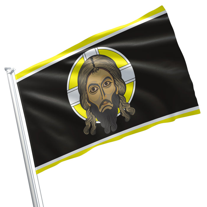 Christian Jesus Loves You Flag Banner