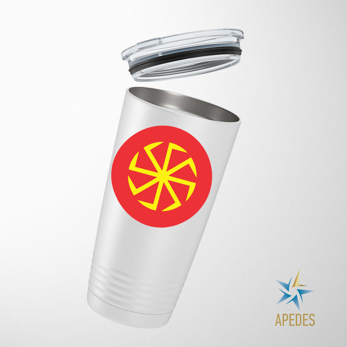 Kolovrat Slavic Solar Symbol Stainless Steel Tumbler 20 OZ