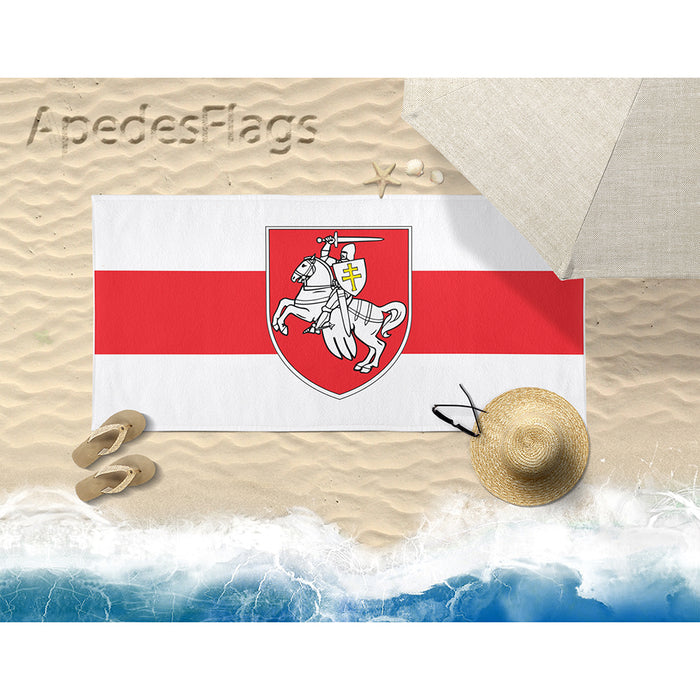 Belarus Knight Pogonya Chase Beach & Bath Towel Rectangle 30″ × 60″