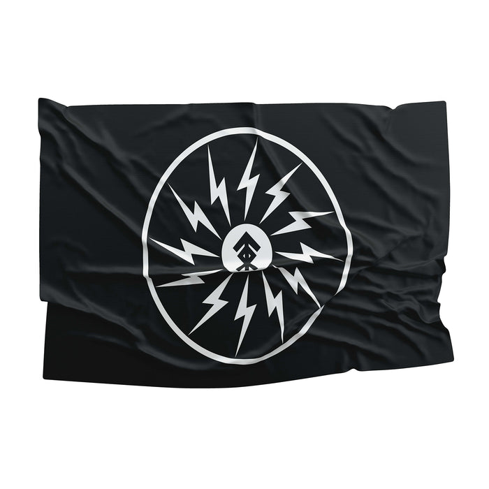 Slavic Symbols Gods Kolovrat Flag Banner