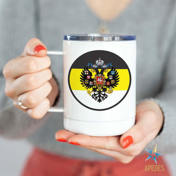 Russian Imperial Coat of Arms Stainless Steel Travel Mug 13 OZ