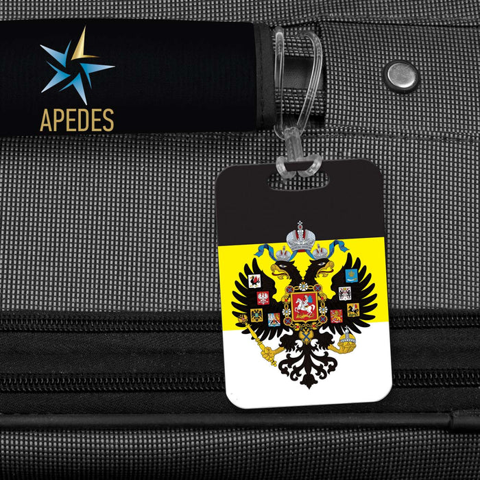 Russian Imperial Coat of Arms Rectangle Luggage Tag