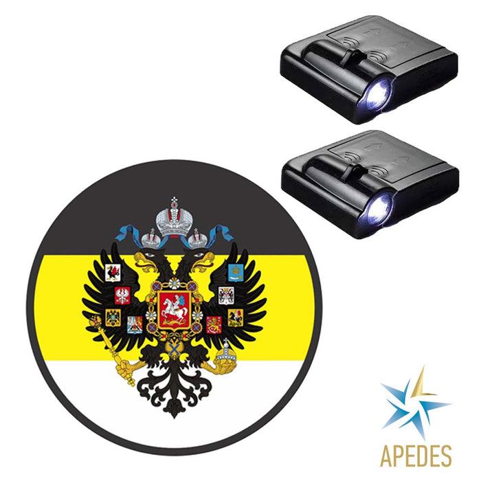 Russian Imperial Coat of Arms Car Door LED Projector Light (Set of 2) Wireless
