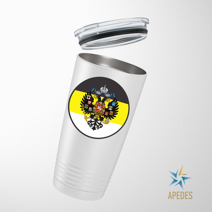 Russian Imperial Coat of Arms Stainless Steel Tumbler 20 OZ