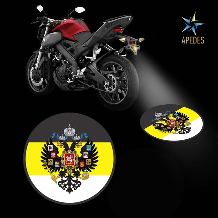 Russian Imperial Coat of Arms Motorcycle Bike Car LED Projector Light Waterproof