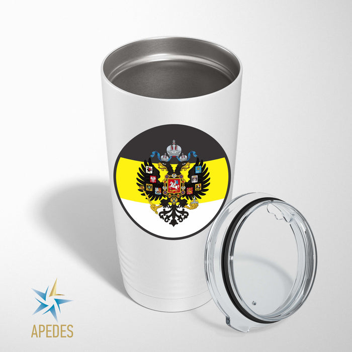 Russian Imperial Coat of Arms Stainless Steel Tumbler 20 OZ