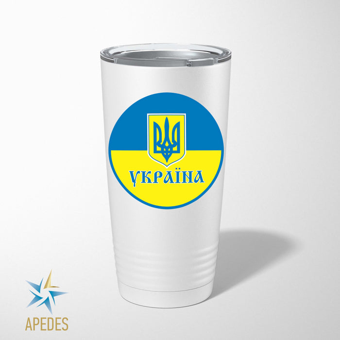 Ukraine Stainless Steel Tumbler 20 OZ