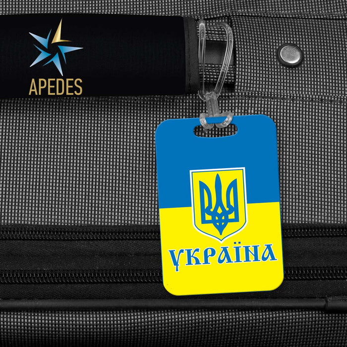 Ukraine Rectangle Luggage Tag