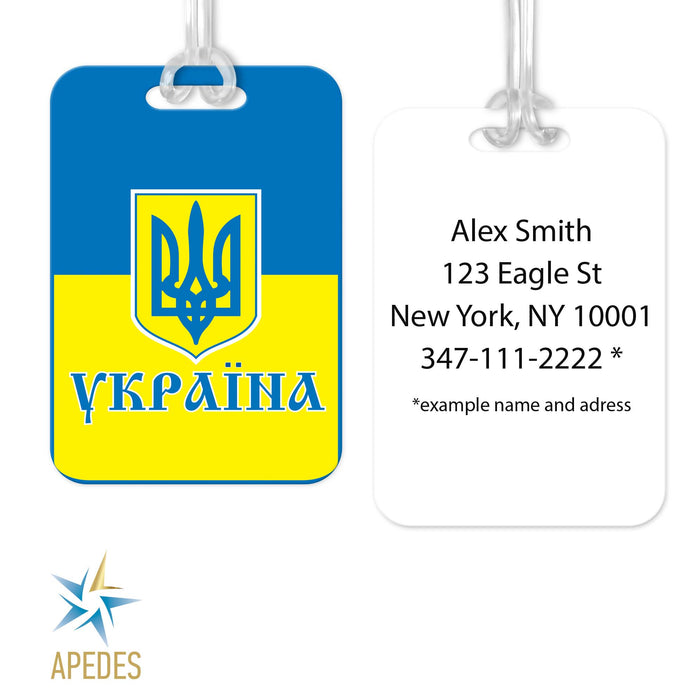 Ukraine Rectangle Luggage Tag