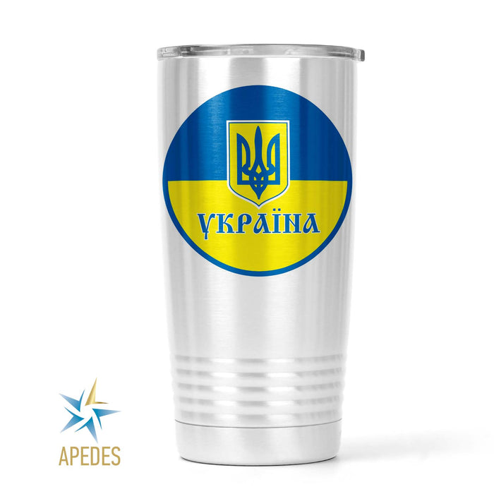 Ukraine Stainless Steel Tumbler 20 OZ