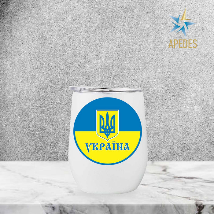 Ukraine Stainless Steel Stemless Wine Cup 12 OZ