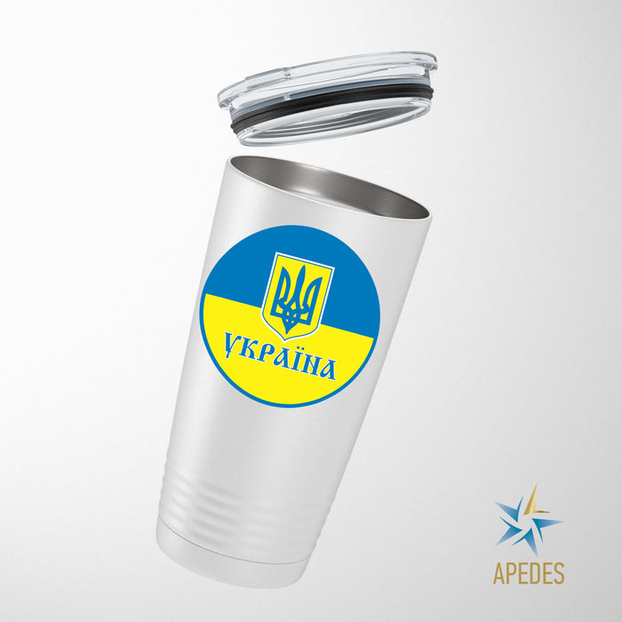 Ukraine Stainless Steel Tumbler 20 OZ