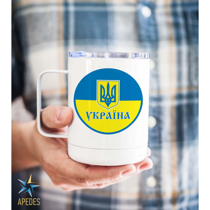 Ukraine Stainless Steel Travel Mug 13 OZ