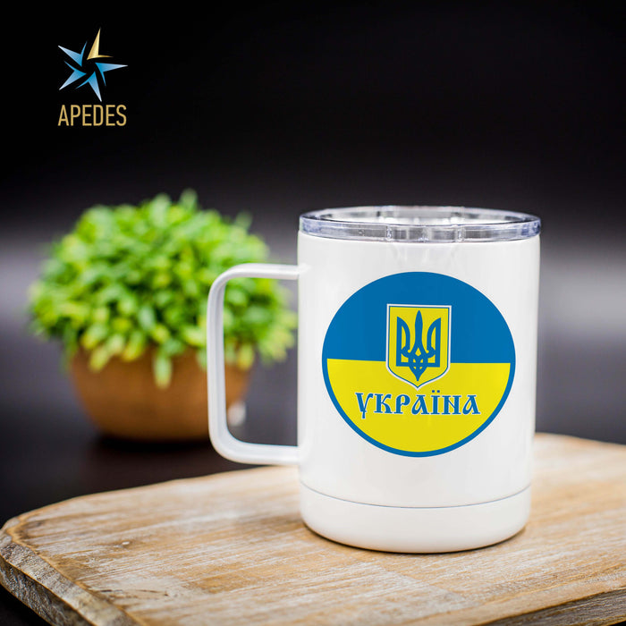 Ukraine Stainless Steel Travel Mug 13 OZ