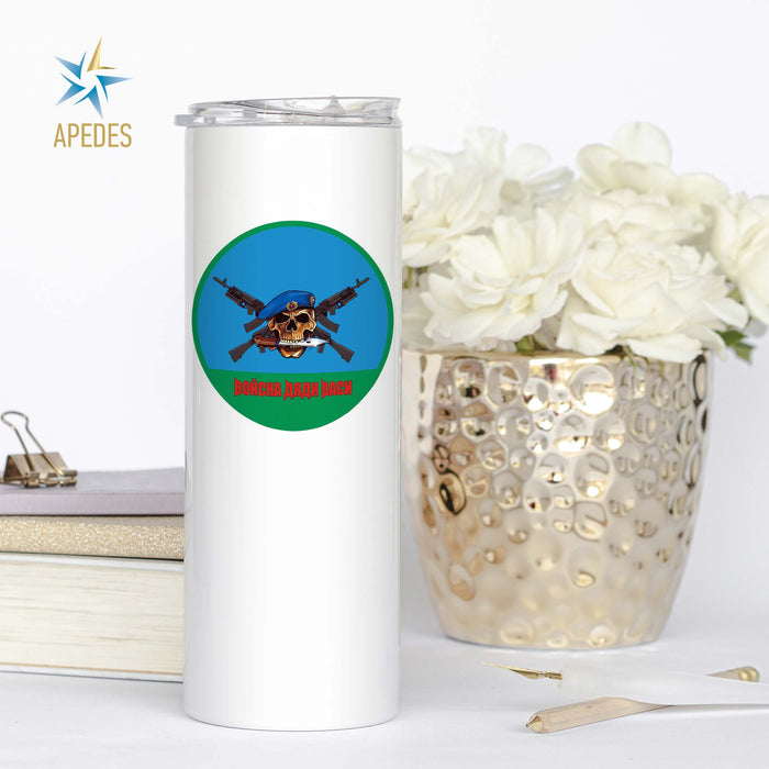 Russia VDV Stainless Steel Skinny Tumbler 20 OZ