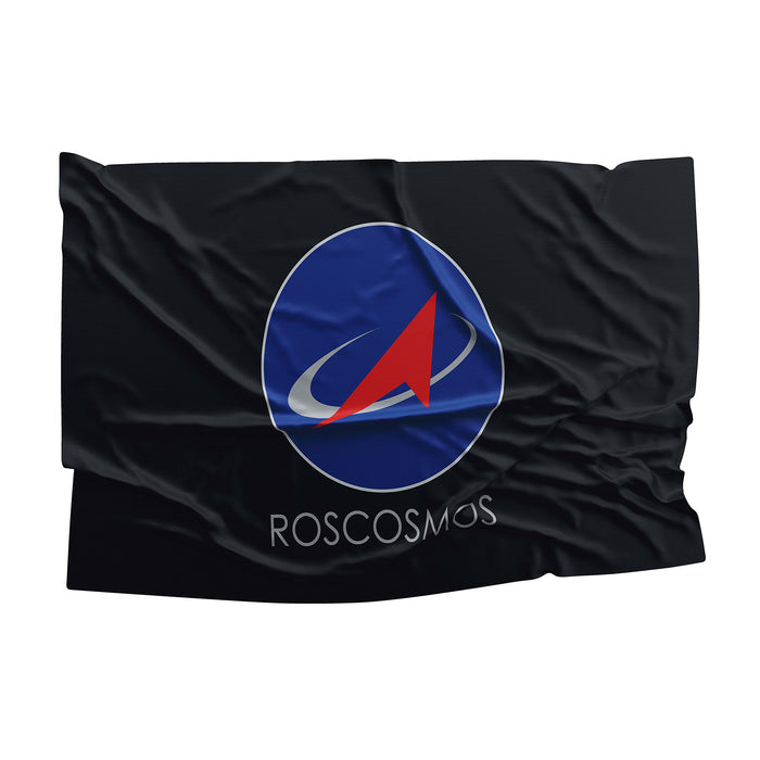 Roscosmos State Corporation for Space Activities Russia Flag Banner