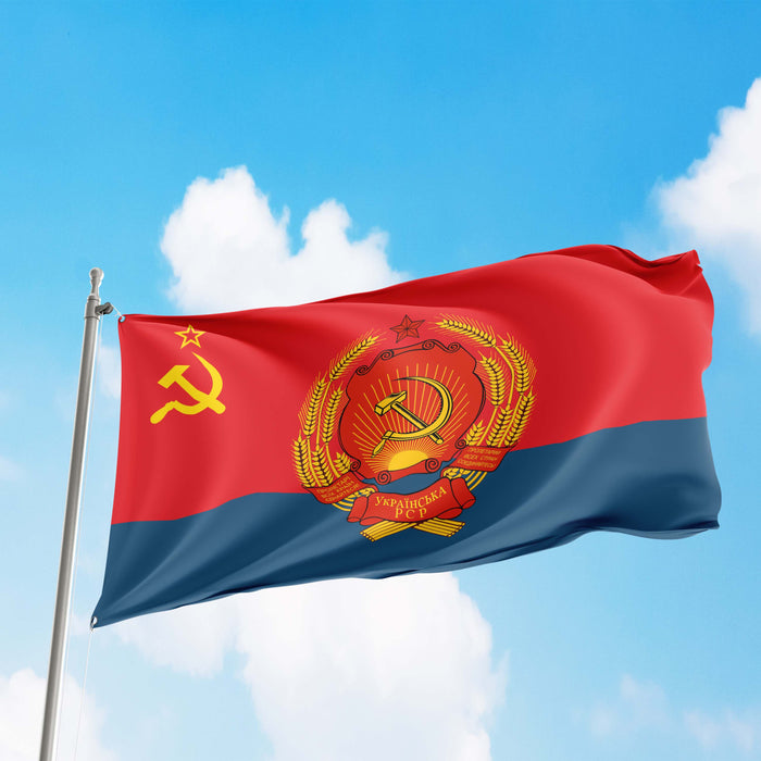 15 Soviet Socialist Republic With Coat Of Arms Flag Banner