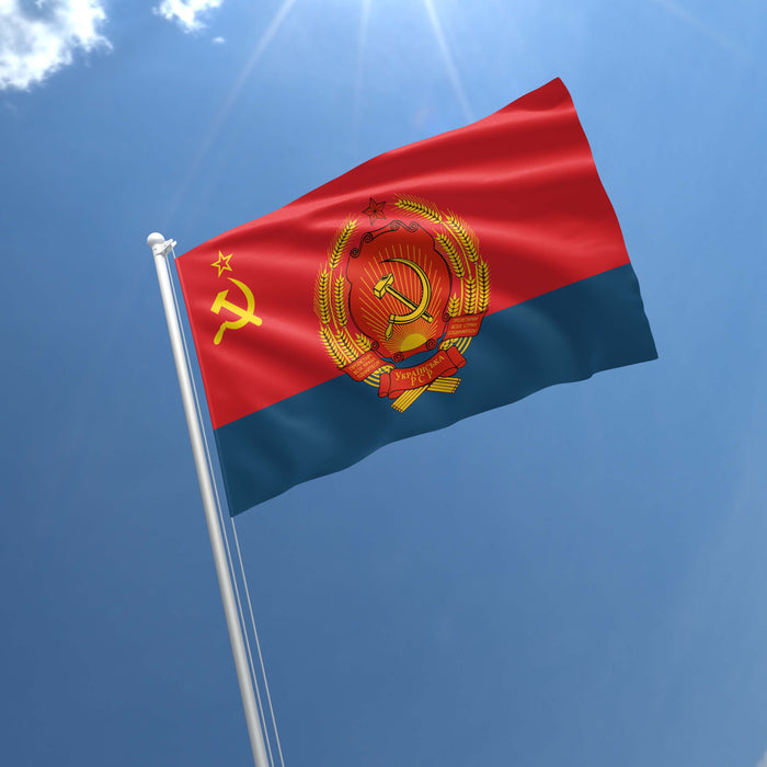 15 Soviet Socialist Republic With Coat Of Arms Flag Banner