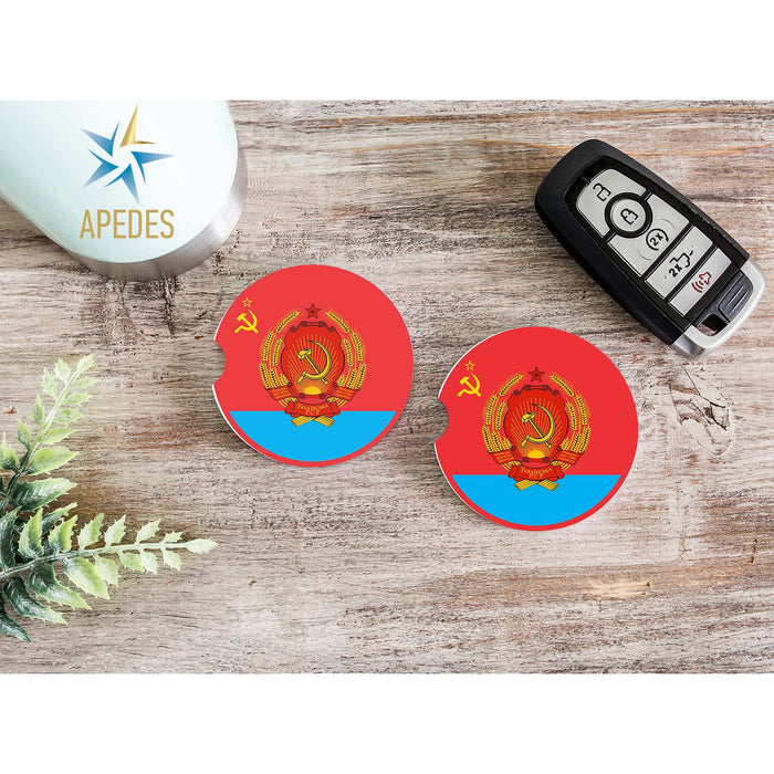 Born in USSR Car Cup Holder Coaster (Set of 2)