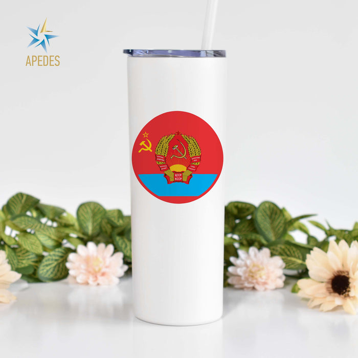 Born in USSR Stainless Steel Skinny Tumbler 20 OZ