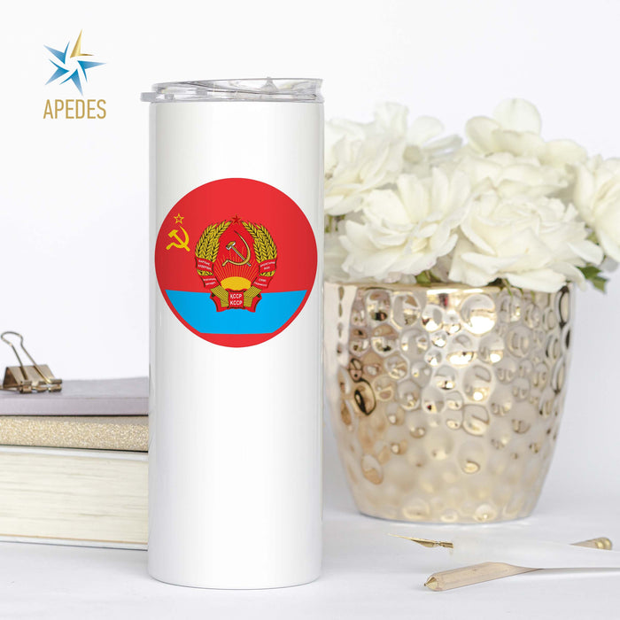 Born in USSR Stainless Steel Skinny Tumbler 20 OZ