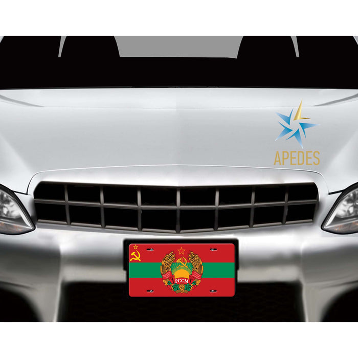 Born in USSR Decorative License Plate